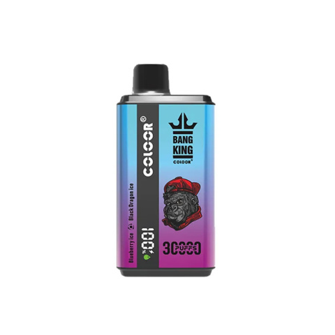 Bang King Jednorazowy e-papieros 30000 Buchów o smaku BLUEBERRY ICE / BLACK DRAGON ICE 36 ml