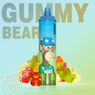 RandM Tornado Jednorazowy e-papieros 15000 Buchów o smaku GUMMY BEAR 25 ml