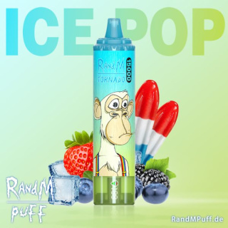 RandM Tornado Jednorazowy e-papieros 15000 Buchów o smaku ICE POP 25 ml