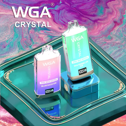 WGA Crystal Pro Max Jednorazowy e-papieros 15000 Buchów o smaku STRAWBERRY GRAPE 25 ml