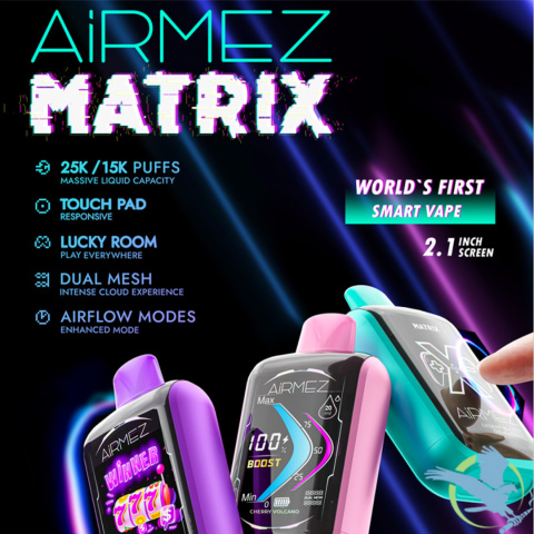 AiRMEZ Matrix 25000 Midnight Cherry