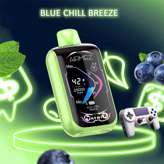 AiRMEZ Matrix 25000 Blue Chill Breeze (Mint & Berries)