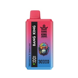 Bang King Jednorazowy e-papieros 30000 Buchów o smaku WATERMELON ICE / BLUEBERRY MINT 36 ml
