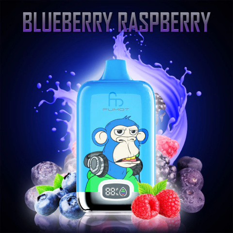 E-Papieros Fumot Digital Box 12000 Blueberry Raspberry