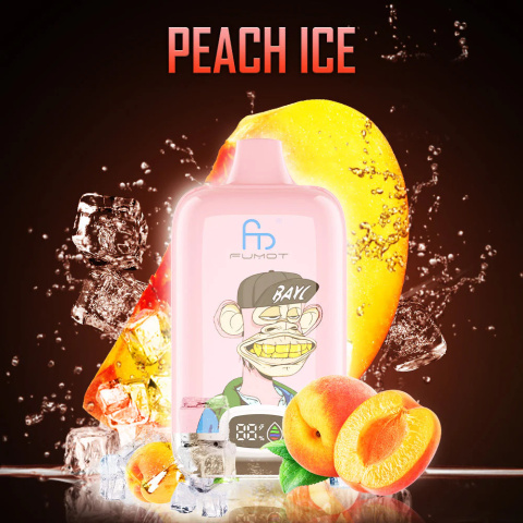 E-Papieros Fumot Digital Box 12000 Peach Ice