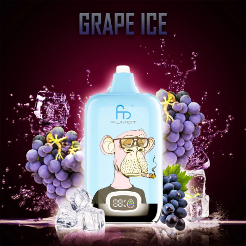 E-Papieros Fumot Digital Box 12000 Grape Ice