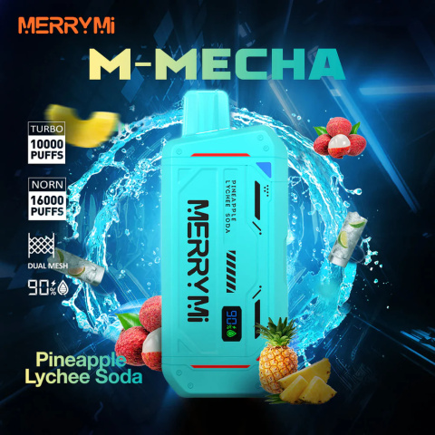 E-Papierosy Merry Mi M-Mecha 16 000 Pineapple Lychee Soda