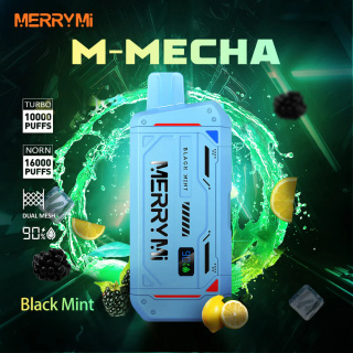 E-Papierosy Merry Mi M-Mecha 16 000 Black Mint