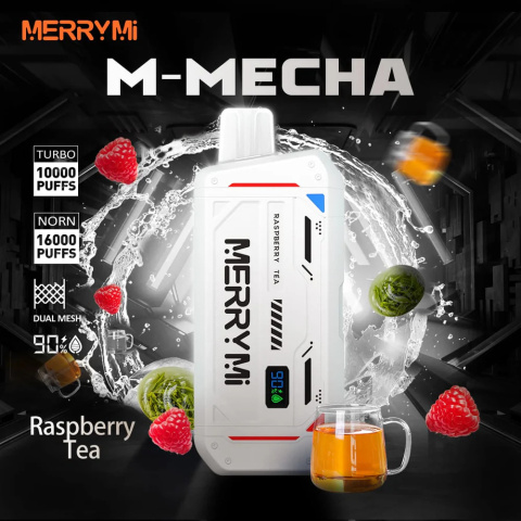 E-Papierosy Merry Mi M-Mecha 16 000 Raspberry Tea