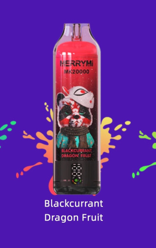 E-Papierosy MerryMi Mk 20 000 Blackcurrant Dragon Fruit