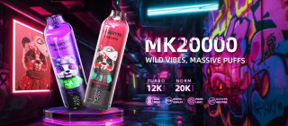 E-Papierosy MerryMi Mk 20 000 Blueberry Cherry Cranberry