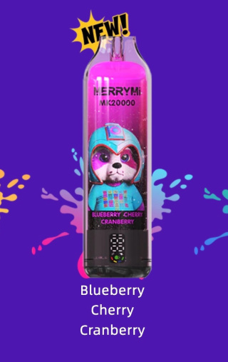 E-Papierosy MerryMi Mk 20 000 Blueberry Cherry Cranberry