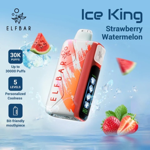 E-papierosy ELFBAR Ice King 30000 Strawberry Watermelon