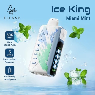 E-papierosy ELFBAR Ice King 30000 Miami Mint