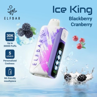 E-papierosy ELFBAR Ice King 30000 Blackberry Cranberry
