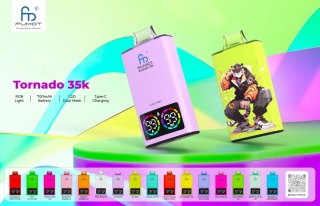 E-Papierosy Fumot Tornado 35000 Strawberry Kiwi