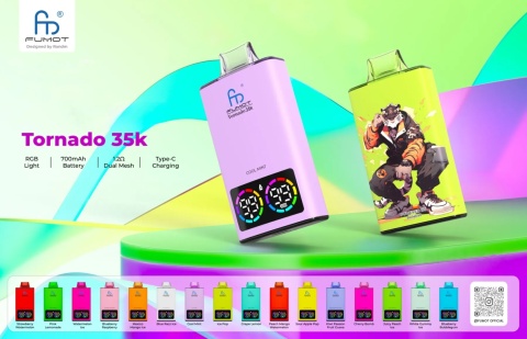 E-Papierosy Fumot Tornado 35000 Grape Lemon