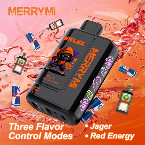 E-papieros MerryMI 24000 Wiflux Jagger/Red Energy