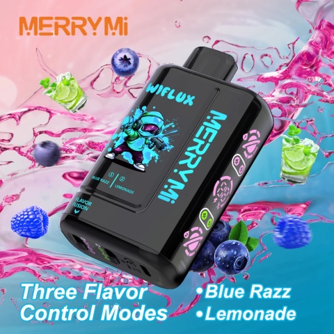 E-papieros MerryMI 24000 Wiflux Blue Razz/Lemonade