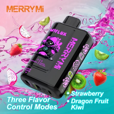 E-papieros MerryMI 24000 Wiflux Strawberry /Dragon Fruit Kiwi
