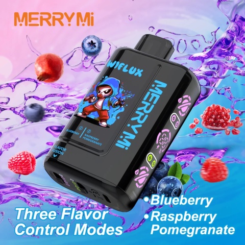E-papieros MerryMI 24000 Wiflux Blueberry/Raspberry Pomegranate