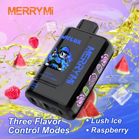 E-papieros MerryMI 24000 Wiflux Lush Ice/Raspberry