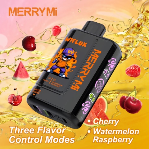 E-papieros MerryMI 24000 Wiflux Cherry Watermelon/Raspberry