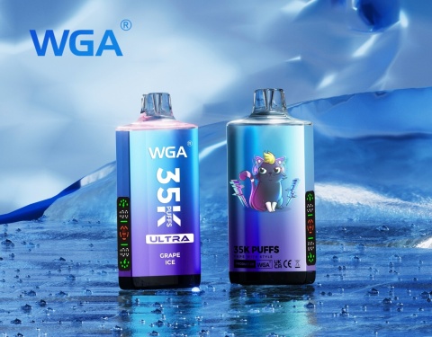 E-papieros jednorazow WGA Crystal Ultra 35000 Fresh Mint