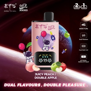 E-papierosy ETS Dual Galaxy 30000 Juicy Peach/Double Apple