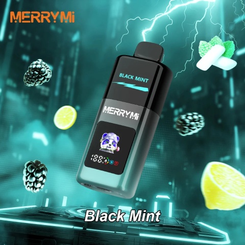 E-papierosy MerryMi Mecha PRO 35000 Black Mint