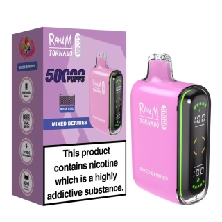 Jednorazowy e-papieros RandM 50 000 Buchów o smaku Mixed Berry