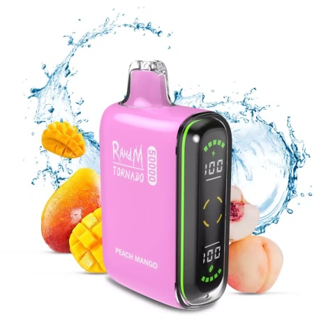 Jednorazowy e-papieros RandM 50 000 Buchów o smaku Peach Berry