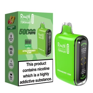 Jednorazowy e-papieros RandM 50 000 Buchów o smaku Strawberry Kiwi