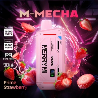 Merry Mi M-Mecha Jednorazowy e-papieros 16000 Buchów o smaku Prime Strawberry