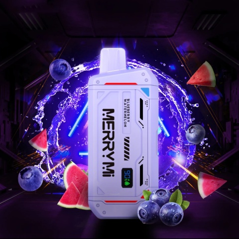 Merry Mi M-Mecha Jednorazowy e-papieros 16000 Buchów o smaku Blueberry Watermelon