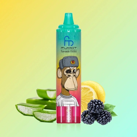 RandM Tornado Jednorazowy e-papieros 15000 Buchów o smaku ALOE LEMON BERRIES