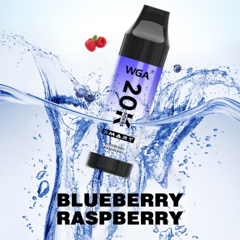 WGA Smart 20 000 Buchów jednorazowy e-papieros o smaku Bluberr Raspberry