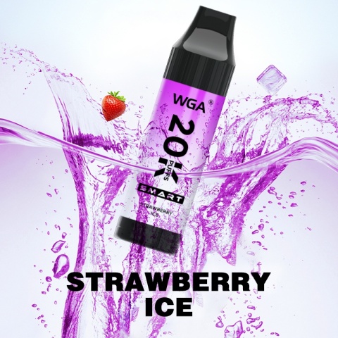 WGA Smart 20 000 Buchów jednorazowy e-papieros o smaku Strawberry Ice