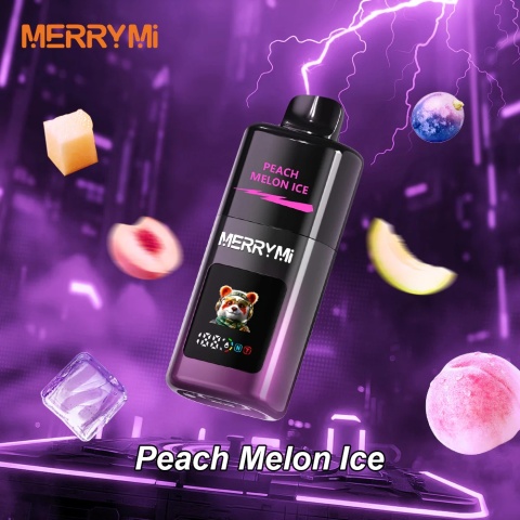 E-papierosy MerryMi Mecha PRO 35000 Peach Melon Ice