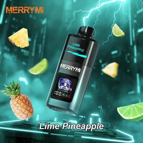 E-papierosy MerryMi Mecha PRO 35000 Lime Pineapple