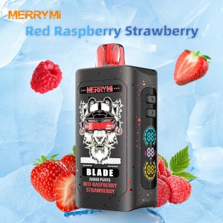 Merry Mi Blade Jednorazowy e-papieros 30000 Buchów o smaku Red Raspberry Strawberry