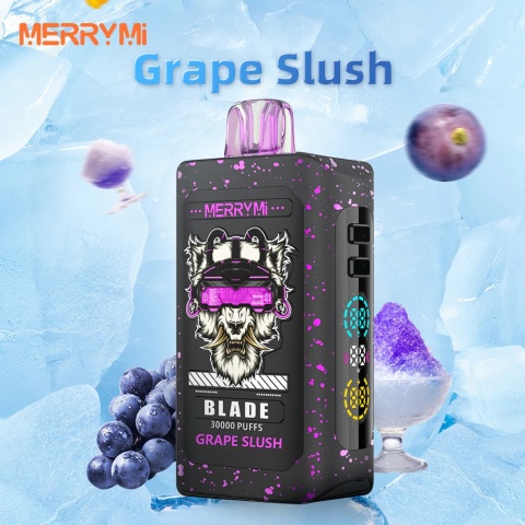 Merry Mi Blade Jednorazowy e-papieros 30000 Buchów o smaku Grape Slush
