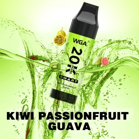 WGA Smart 20 000 Buchów jednorazowy e-papieros o smaku Kiwi Passionfruit Guava