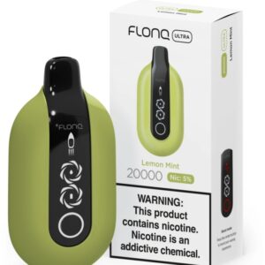 Flonq Ultra Jednorazowy e-papieros 20000 Buchów o smaku Lemon Mint