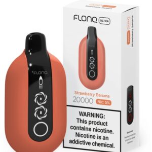 Flonq Ultra Jednorazowy e-papieros 20000 Buchów o smaku Strawberry Banana