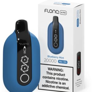 Flonq Ultra Jednorazowy e-papieros 20000 Buchów o smaku Blueberry Mint
