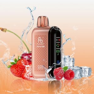 Fumot Tornado Jednorazowy e-papieros 20000 Buchów o smaku Strawberry Raspberry Cherry Ice