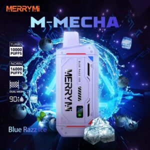 Merry Mi M-Mecha Jednorazowy e-papieros 16000 Buchów o smaku Blue Razz Ice
