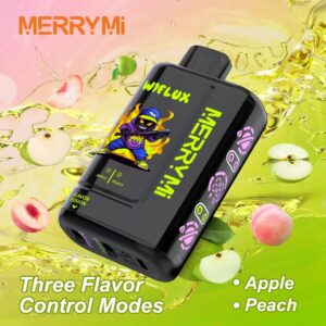 E-papieros MerryMI 24000 Wiflux Apple/Peach