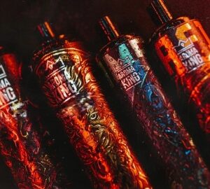 E-papieros jednorazowy Aroma King Dark Knight 15000 Strawberry Kiwi